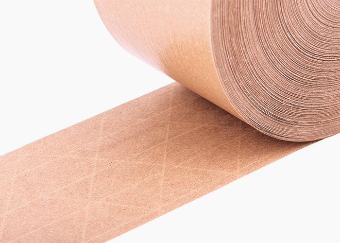 Cross-reinforced water-activated paper tape